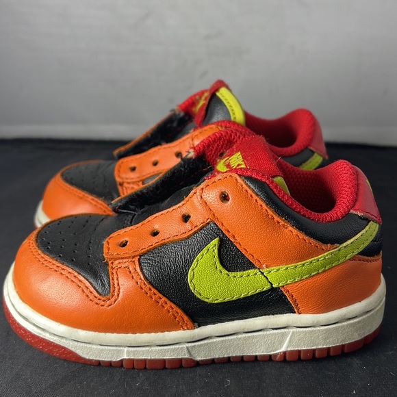 Nike DUNK LOW GS 'ORANGE BLAZE CACTUS'  Baby/Toddler Size 5C RARE - Picture 5 of 14